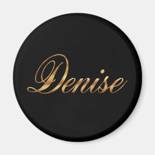 Aimant de Denise gold Design Lettering