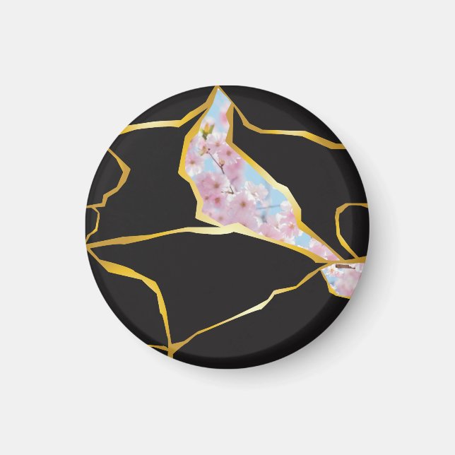 Aimant de design Kintsugi modifiable (Devant)