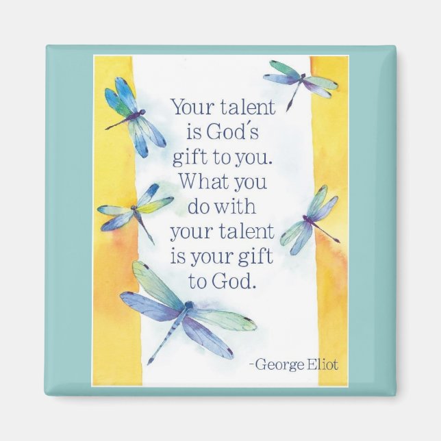 aimant de devis de talent (Devant)