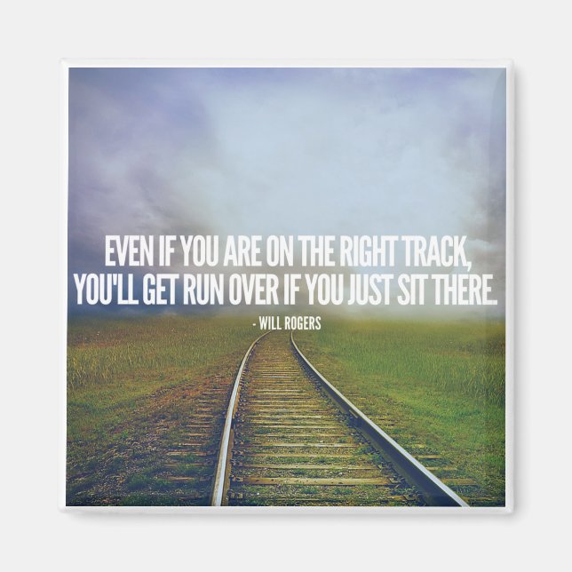 Aimant de devis motivant et inspirant (Devant)