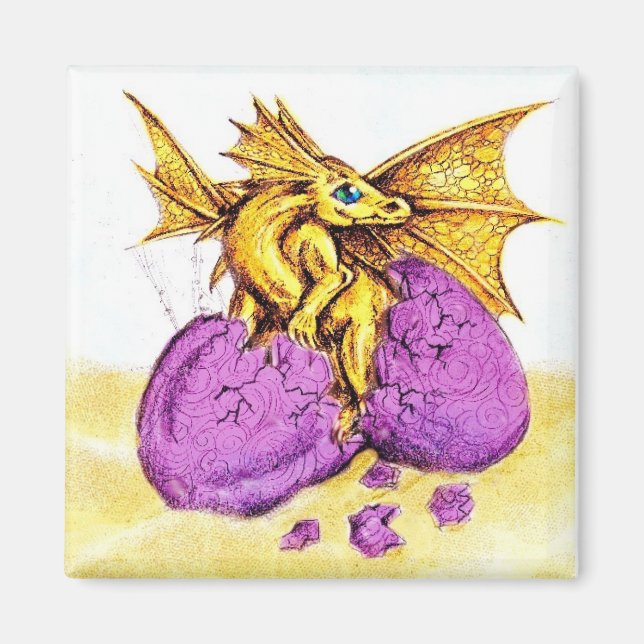 Aimant de dragon de bronze à l'éclosion (Devant)