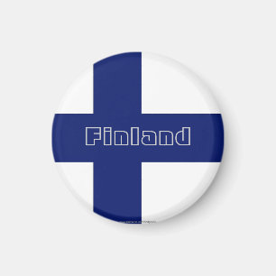Aimant de drapeau de la Finlande