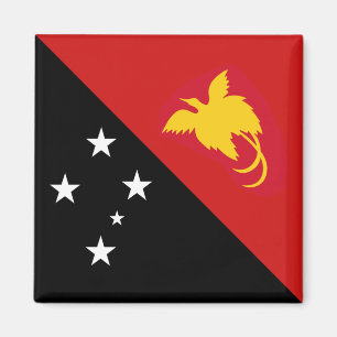 Aimant de drapeau de la Papouasie-Nouvelle-Guinée
