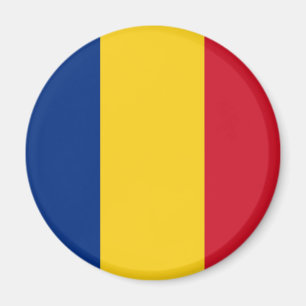 Aimant de drapeau de la Roumanie