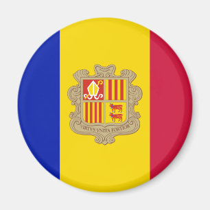 Aimant de drapeau de l'Andorre