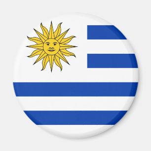 Aimant de drapeau de l'Uruguay