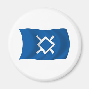 Aimant de drapeau des Cheyennes du Nord