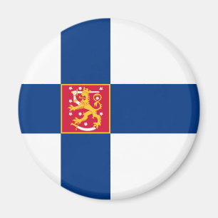 Aimant de drapeau d'état de la Finlande