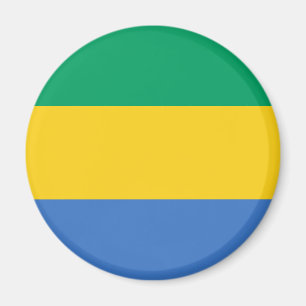 Aimant de drapeau du Gabon
