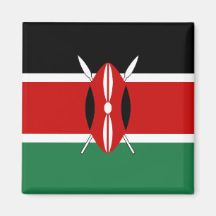 Aimant de drapeau du Kenya