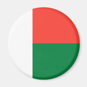 Aimant de drapeau du Madagascar