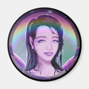 Aimant de fée de pluie violette