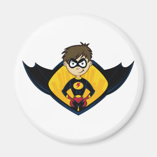 Aimant de garçon de super héros