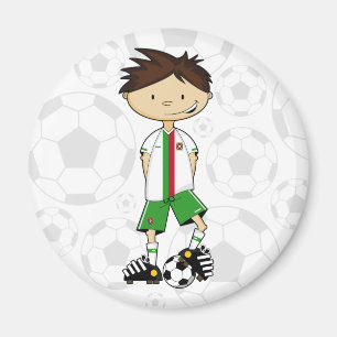 Aimant de garçon du football du Portugal