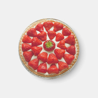 Aimant de gâteau aux fraises