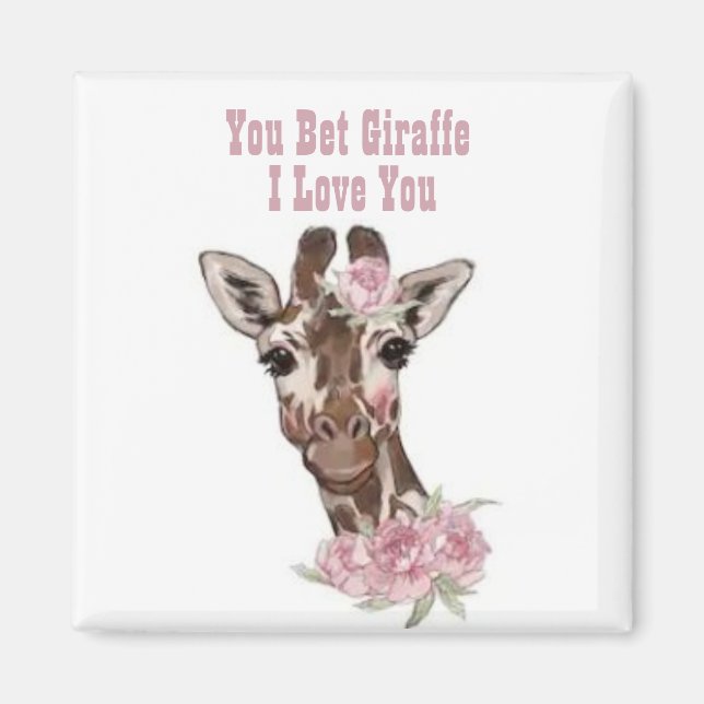 Aimant de girafe (Devant)