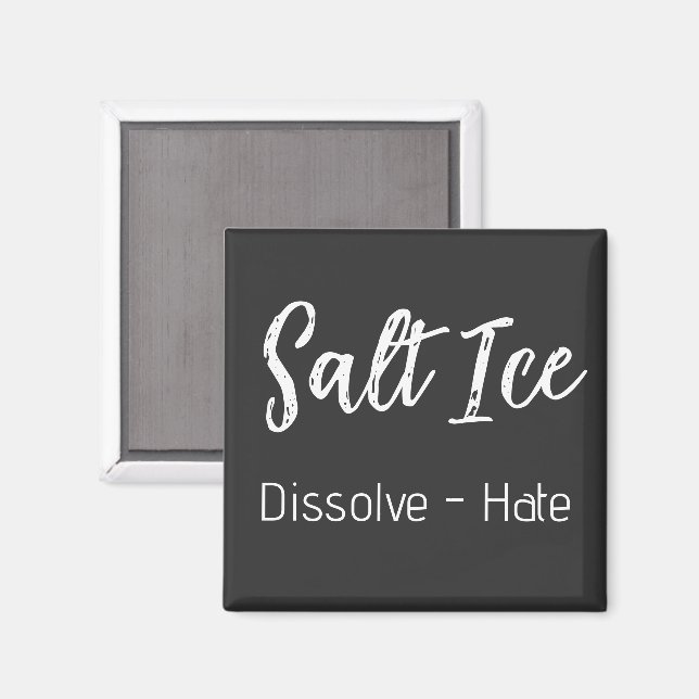 Aimant de glace salée (Recto/Verso)