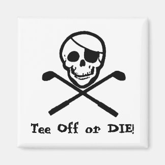 Aimant de golf jolly roger