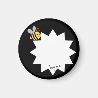 aimant de graphique de corail - abeille occupée