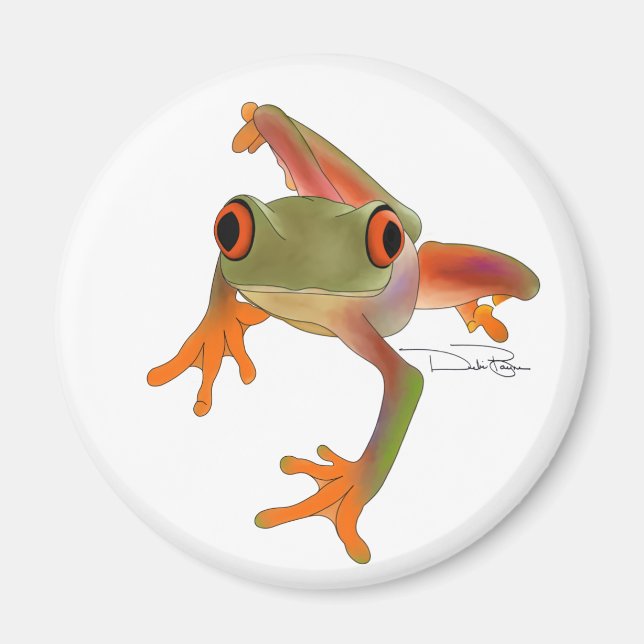 Aimant de grenouille fou (Devant)