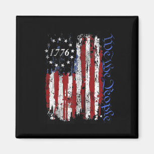 Aimant De Juillet Chemises Nous Le Peuple 1776 Drapeau Us