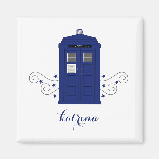 Aimant de la boîte de police (Devant)