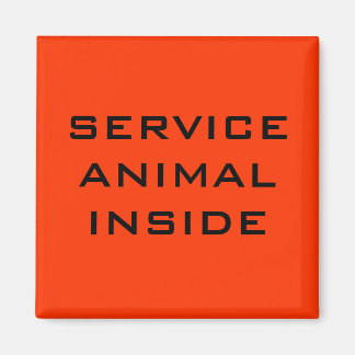 Aimant de la porte d'entrée de l'animal de service