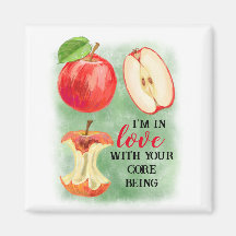 Aimant de la Saint Valentin tendance en amour