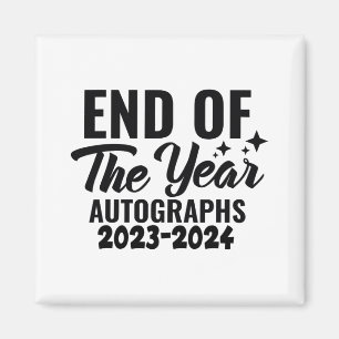 Aimant De L'Année Autographes 20232024 Dernier Jour De L'