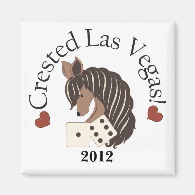 Aimant de Las Vegas Crested - Design exclusif (Devant)