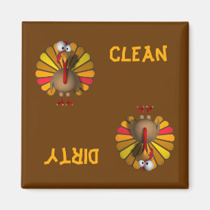 Aimant de lave-vaisselle de thanksgiving de la