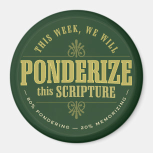 Aimant de LDS Ponderize. vert