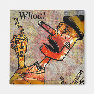 Aimant de l'homme de tin