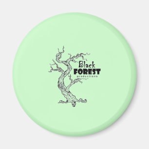 Aimant de logo de forêt noire
