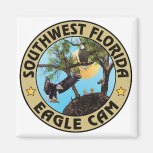 Aimant de logo de SWFLEagleCam (DIVERSES FORMES)