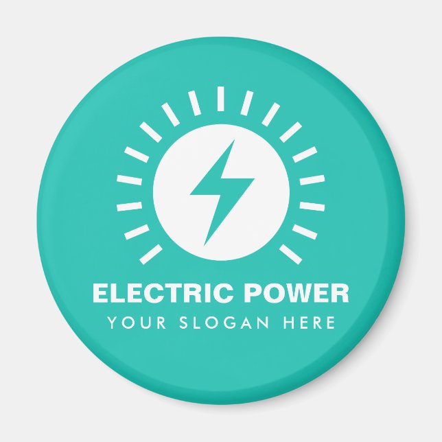 Aimant de logo de tension électrique pour l'entrep (Devant)