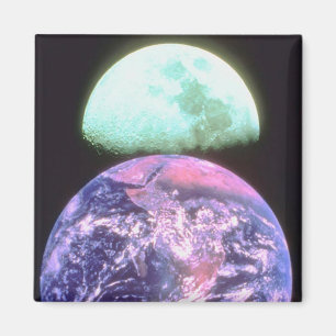Aimant de lune de la terre