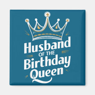 Aimant De Maillot Mari Anniversaire Reine Couple Mari