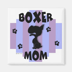 Aimant de maman de boxeur