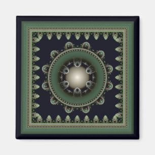aimant de mandala fractal harmonique