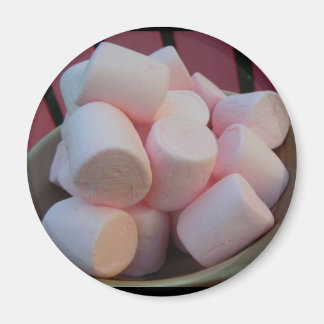 Aimant de marshmallow rose