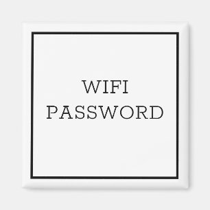 Aimant de MOT DE PASSE de WIFI