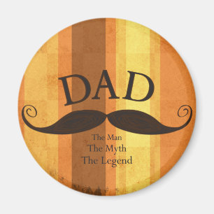 Aimant de moustache de papa