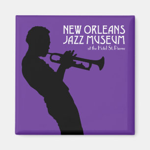 Aimant de musée de jazz de la Nouvelle-Orléans