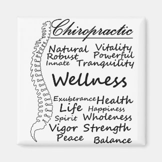 Aimant De nombreuses façons de dire "chiropratique" Chiro