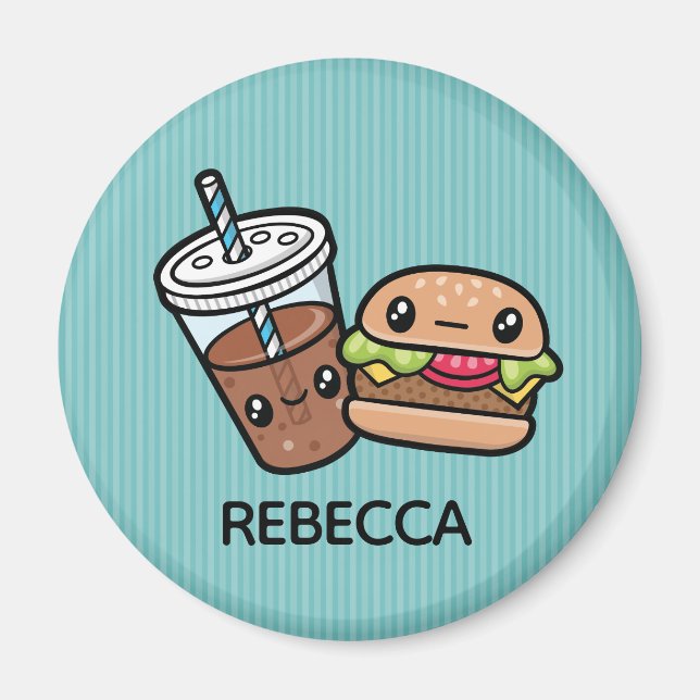 Aimant de nourriture malsaine (Devant)