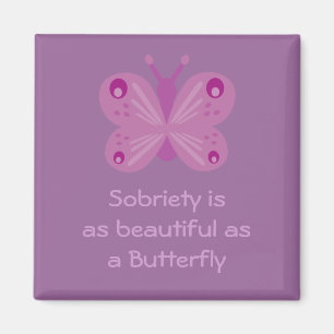 Aimant de papillon de sobriété