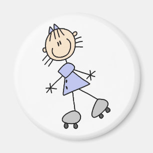 Aimant de patinage artistique de bâton