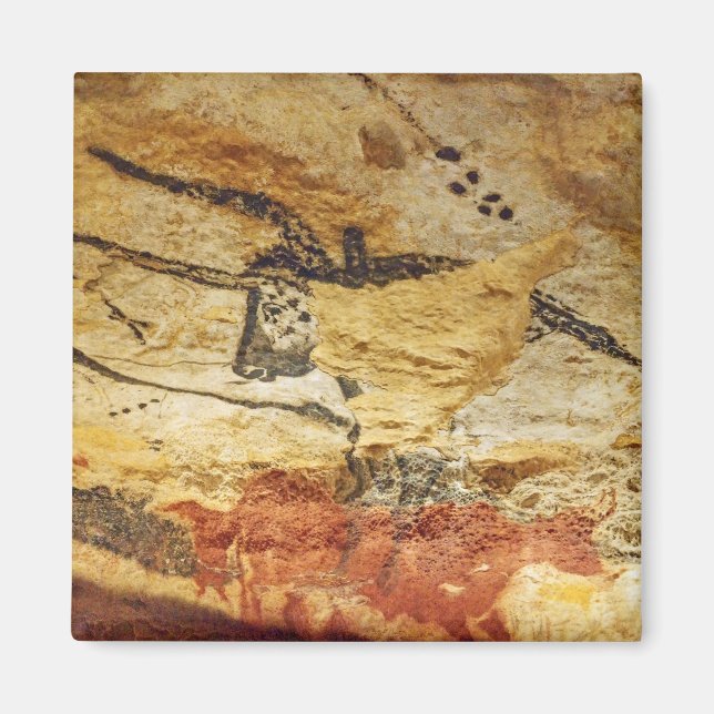 Aimant de peinture de grotte Lascaux (Devant)