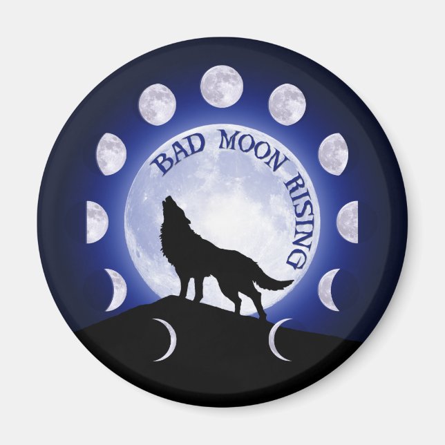 Aimant de phase de la lune de loup-garou (Devant)
